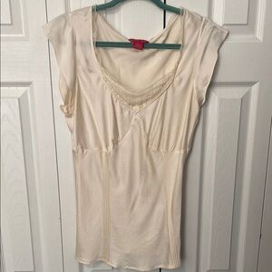 Vintage Sunny Leigh Romantic Silk Blouse size Large